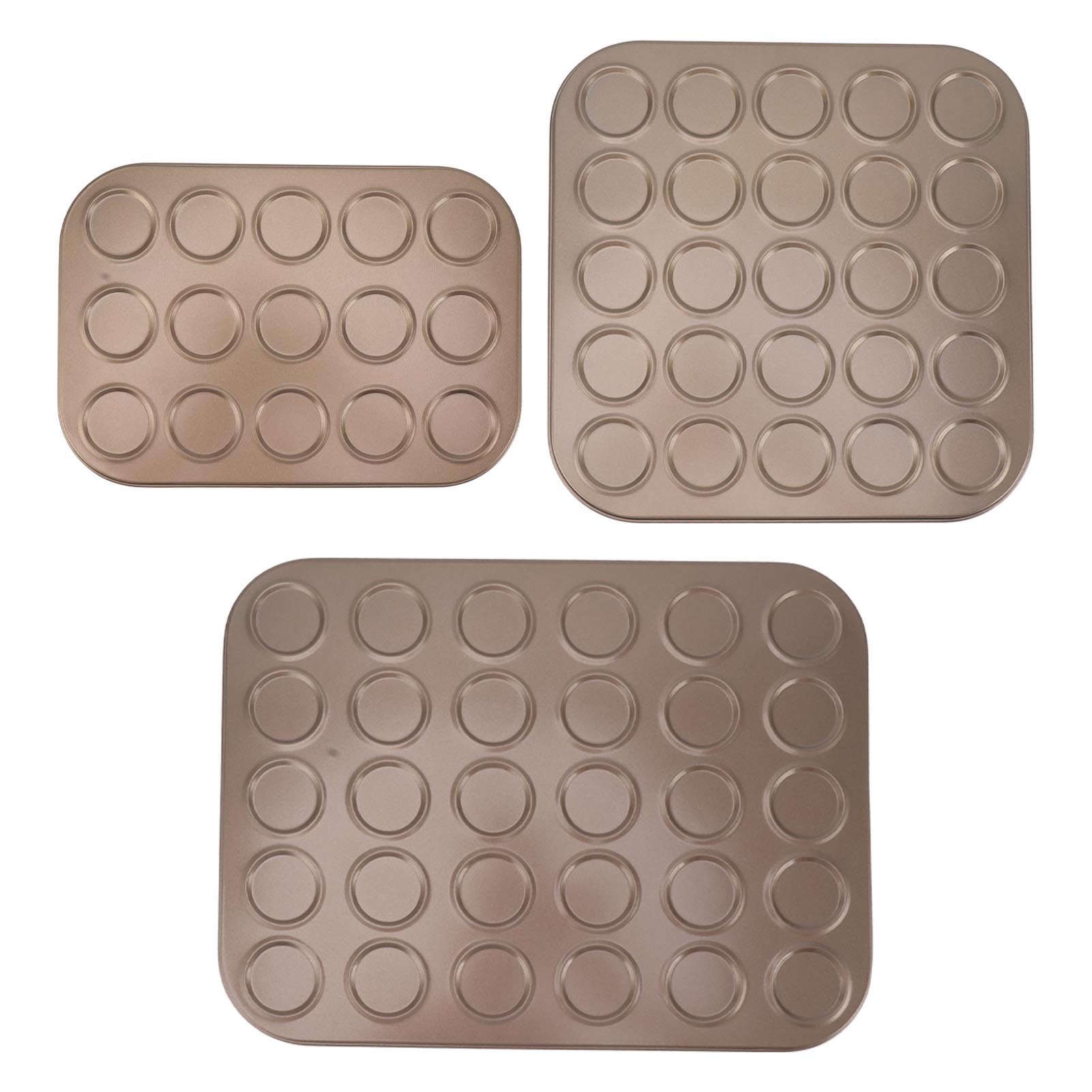 Muffin Top Pan Macaron Bakeware Pan Muffin Tray Baking Mold Carbon Steel Bakeware for Oven Baking Gold
Muffin Top Pan Macaron Bakeware Pan Muffin Tray Baking Mold Carbon Steel Bakeware for Oven Baking Gold