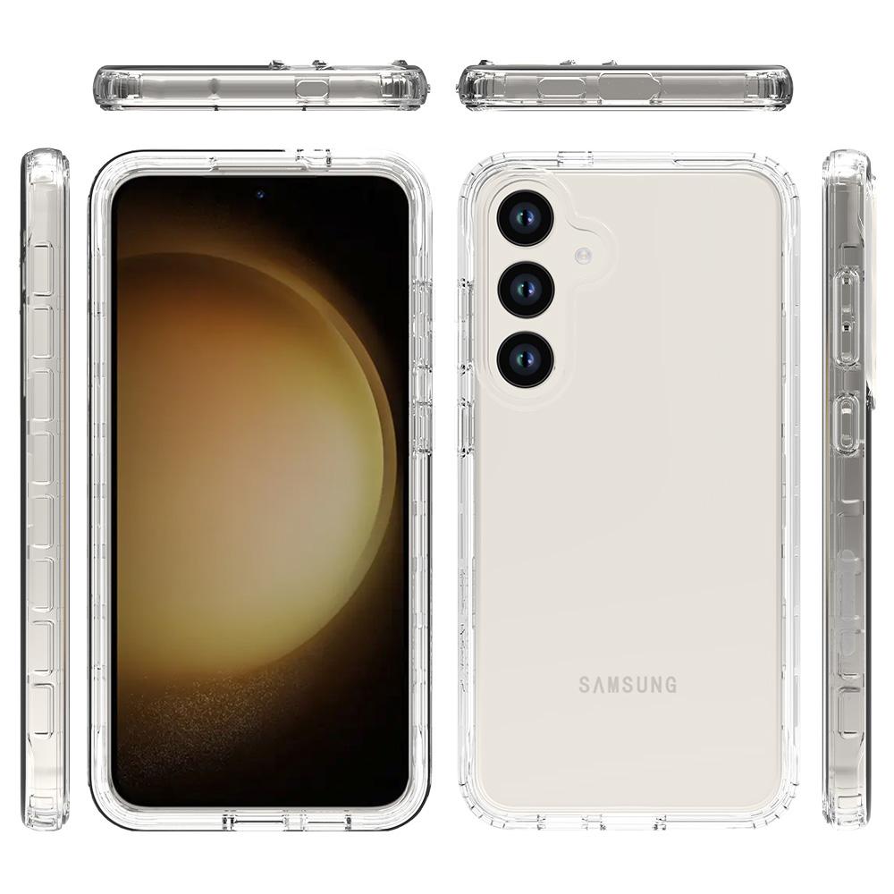 For Samsung Galaxy S24+ Transparent Case Gradient Phone Cover with PET Screen Film Transparent
For Samsung Galaxy S24+ Transparent Case Gradient Phone Cover with PET Screen Film Transparent