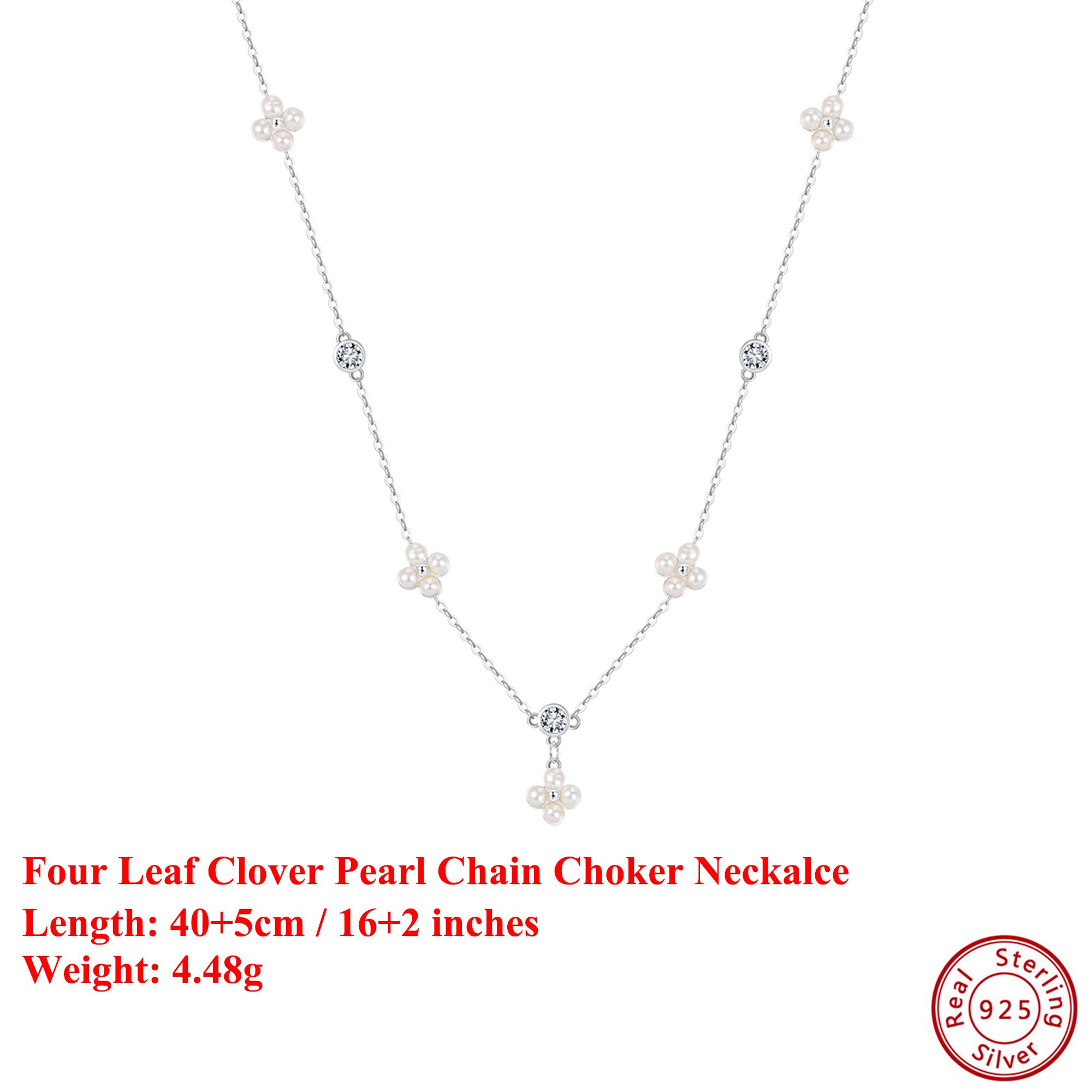EFFIE QUEEN S925 Silver Natural Pearls Flower Charms Necklace with Small Zircon Romantic Flower Pendant Choker Chain Gift GPN100 срібний
EFFIE QUEEN S925 Silver Natural Pearls Flower Charms Necklace with Small Zircon Romantic Flower Pendant Choker Chain Gift GPN100 срібний