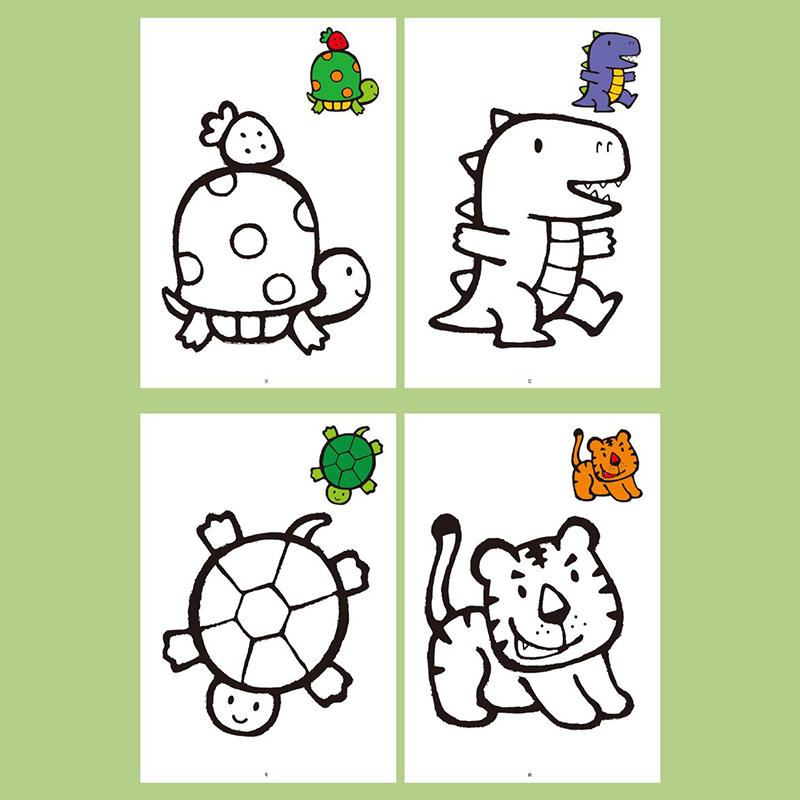 Fun Coloring Book, 32 Pages Children S Drawing Book Graffiti Cartoon Animals, Transportation, Food Themes, Colorful Pen Drawing 1
Fun Coloring Book, 32 Pages Children S Drawing Book Graffiti Cartoon Animals, Transportation, Food Themes, Colorful Pen Drawing 1