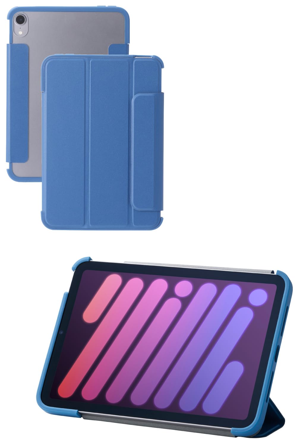 Elecom Чехол-подставка для iPad mini7 Pro mini6 6-го поколения, легкий, с функцией автоматического пробуждения, мягкая кожаная задняя панель, прозрачная рамка, цвет темно-синий (А17 2024) 2-угловой режим сна/авто тёмно-синий
Elecom Чехол-подставка для iPad mini7 Pro mini6 6-го поколения, легкий, с функцией автоматического пробуждения, мягкая кожаная задняя панель, прозрачная рамка, цвет темно-синий (А17 2024) 2-угловой режим сна/авто тёмно-синий