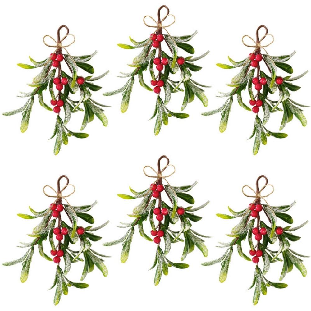 23x19cm Artificial Mistletoe Hanging Greenery Set With Lifelike Leaves Red Berries For Home Garden Festival Decor Wreaths Vases
23x19cm Artificial Mistletoe Hanging Greenery Set With Lifelike Leaves Red Berries For Home Garden Festival Decor Wreaths Vases