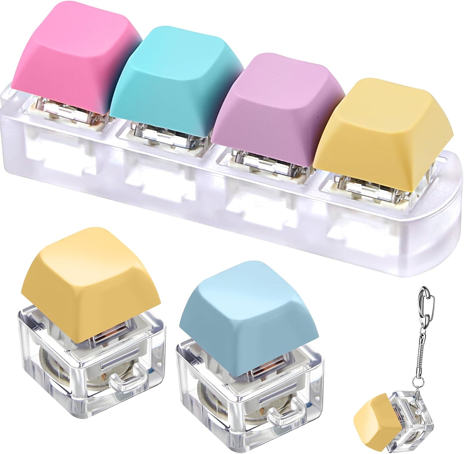 3 Pcs Keyboard Clicker Keyboard Fidget Keychain Decompression Button StrRelief Gift Present for Adult to
3 Pcs Keyboard Clicker Keyboard Fidget Keychain Decompression Button StrRelief Gift Present for Adult to