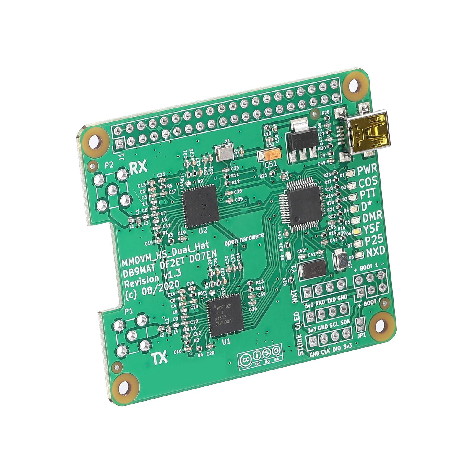MMDVM Duplex Hotspot Board P25 D Star Relay Module with Display Support VHF 400 0M 800M for B+ 2B 3B 3B+ 4B
MMDVM Duplex Hotspot Board P25 D Star Relay Module with Display Support VHF 400 0M 800M for B+ 2B 3B 3B+ 4B