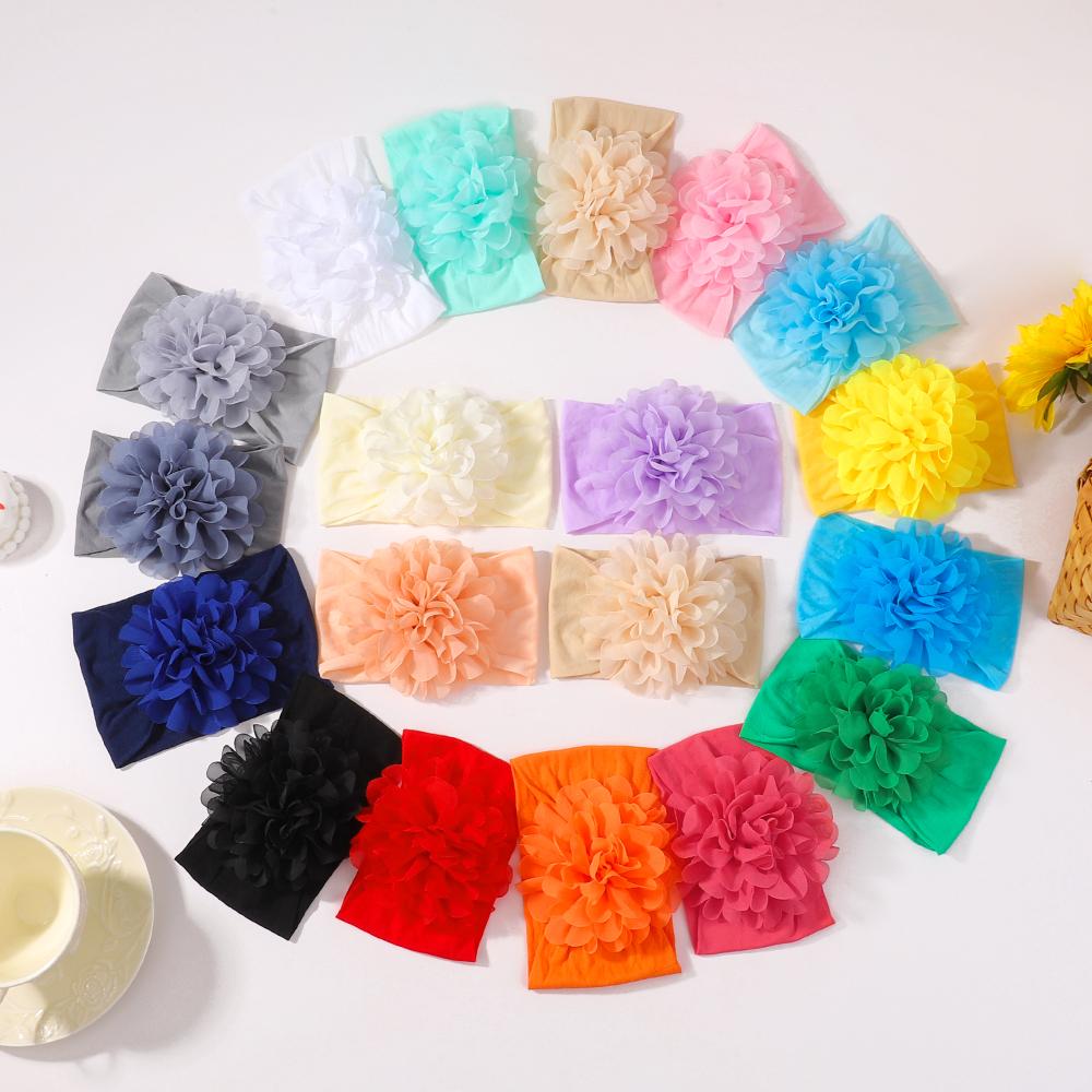 30Pcs Random Baby Soild Color Big Chiffon Flower Headband Children Toddle Wide Turban Elastic Nylon Headwear Hair Accessories
30Pcs Random Baby Soild Color Big Chiffon Flower Headband Children Toddle Wide Turban Elastic Nylon Headwear Hair Accessories
