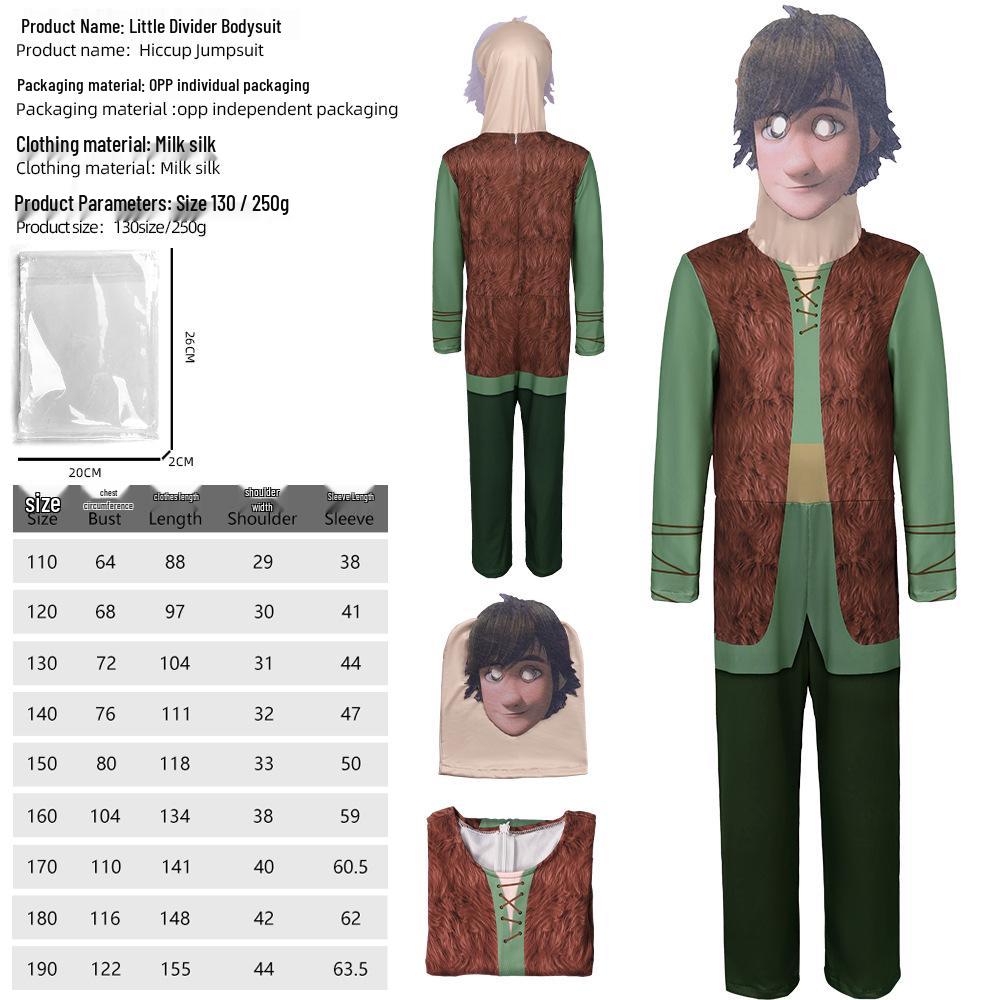 Hiccup Cosplay Costume for Halloween and Role-Playing from How to Train Your Dragon 120
Hiccup Cosplay Costume for Halloween and Role-Playing from How to Train Your Dragon 120