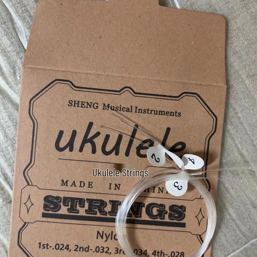 Carbon Fiber Ukulele Strings for 21, 23, & 26 Inch прозорий
Carbon Fiber Ukulele Strings for 21, 23, & 26 Inch прозорий