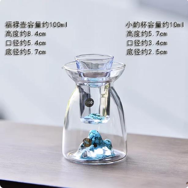 Blue Rock Formation Glass White Wine Glass Splitter Sip Glass Bullet Cup Gift Set Home Wine Glasses Wine Set Wooden Rack Storage
Blue Rock Formation Glass White Wine Glass Splitter Sip Glass Bullet Cup Gift Set Home Wine Glasses Wine Set Wooden Rack Storage