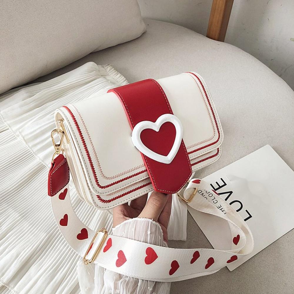 Жіночі маленькі квадратні сумки на плече Cute Love Heart Модна жіноча сумка-месенджер Проста жіноча сумочка через плече білий
Жіночі маленькі квадратні сумки на плече Cute Love Heart Модна жіноча сумка-месенджер Проста жіноча сумочка через плече білий