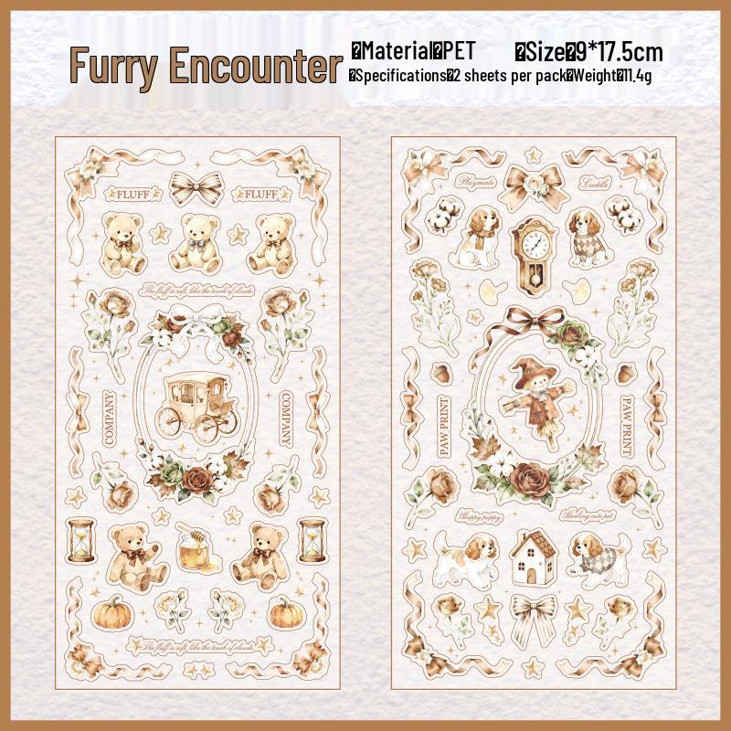 Yuxian Starry Night Fairytale Pet Sticker Set: 2 Sheets, 6 Styles for Journals and Collages.
Yuxian Starry Night Fairytale Pet Sticker Set: 2 Sheets, 6 Styles for Journals and Collages.