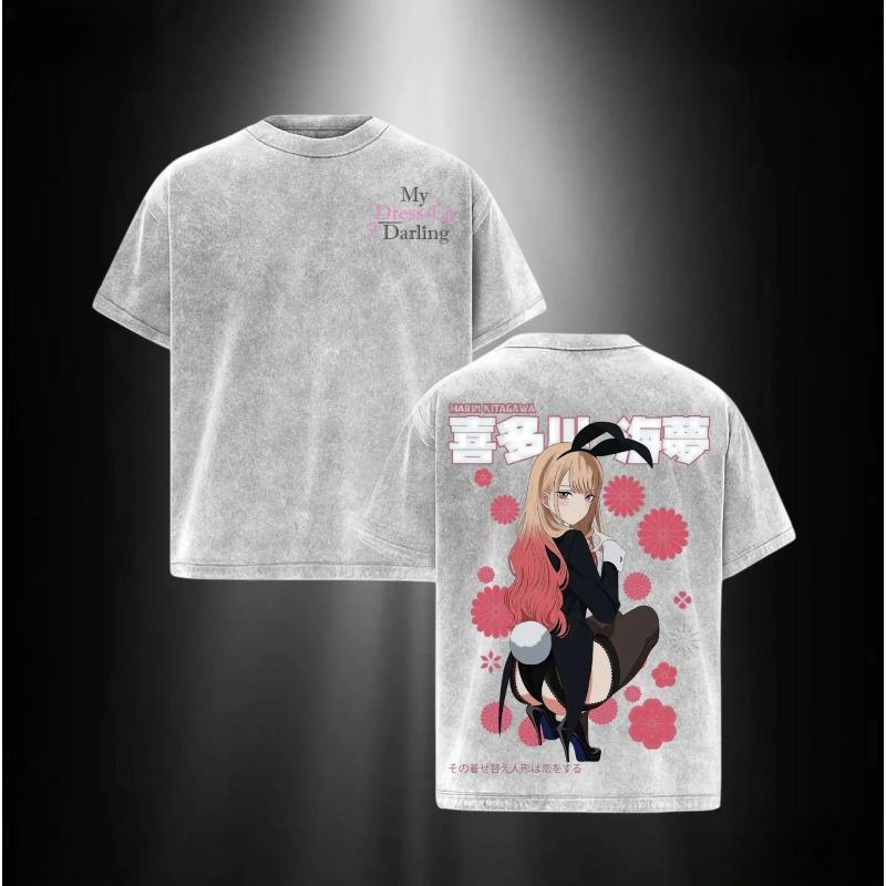 Trendy Anime My Dress-Up Darling Tshirt Men Women Clothing Cute Kitagawa Marin Washed T Shirt Summer Short Sleeve Cotton Tee Top XXL сірий колір
Trendy Anime My Dress-Up Darling Tshirt Men Women Clothing Cute Kitagawa Marin Washed T Shirt Summer Short Sleeve Cotton Tee Top XXL сірий колір