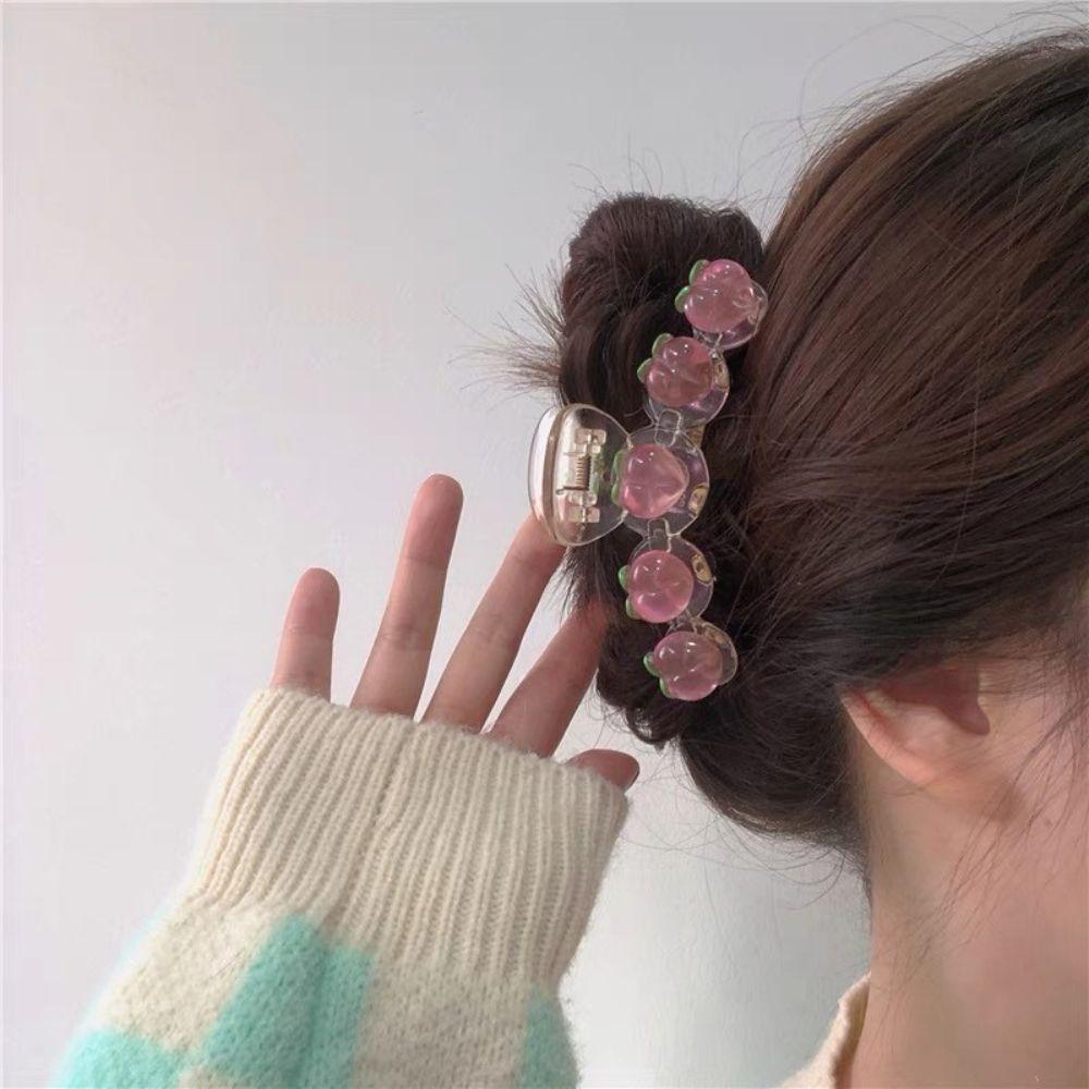 Styling Tools Hair Accessories Korean Style Hair Clip Shark Claw Clip Peach Hairpin Women Hairpin C
Styling Tools Hair Accessories Korean Style Hair Clip Shark Claw Clip Peach Hairpin Women Hairpin C