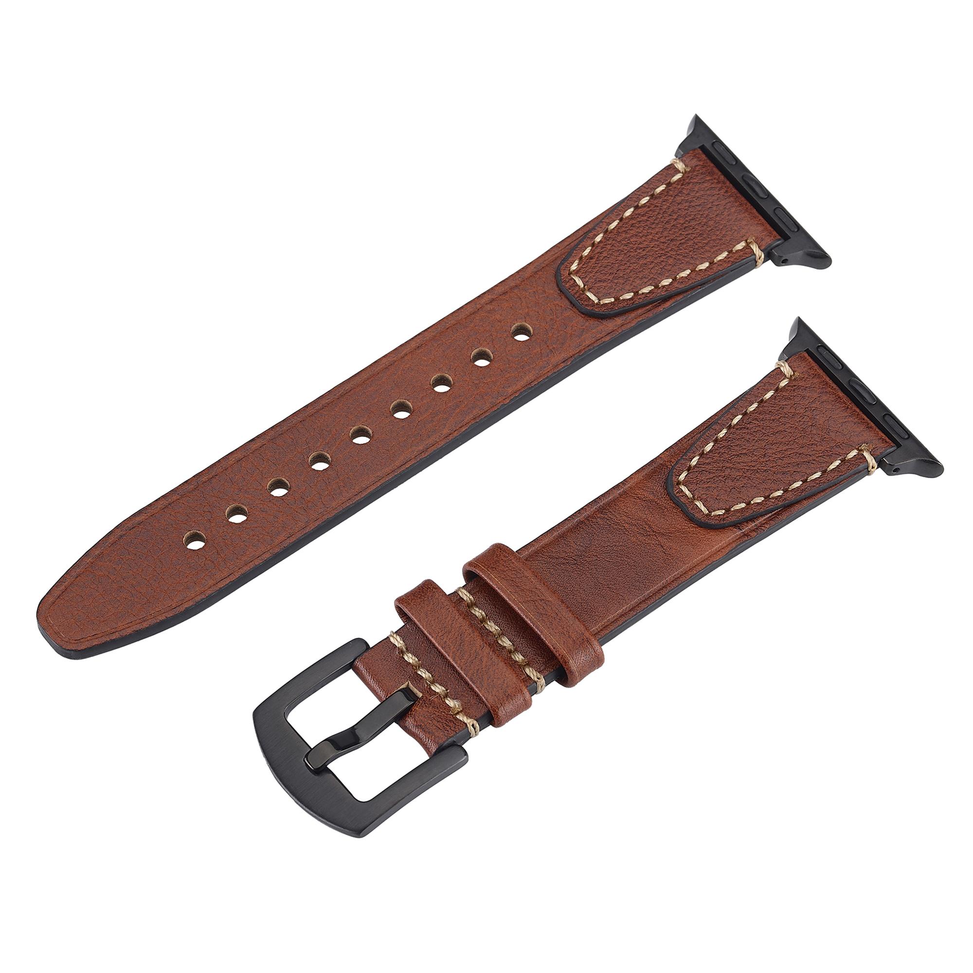 Watch Band for Apple Watch Series 11 10 42mm/9 8 7 41mm/SE3 SE2 SE 6 5 4 40mm/3 2 1 38mm U-Shaped Design Genuine Cow Leather Strap A
Watch Band for Apple Watch Series 11 10 42mm/9 8 7 41mm/SE3 SE2 SE 6 5 4 40mm/3 2 1 38mm U-Shaped Design Genuine Cow Leather Strap A