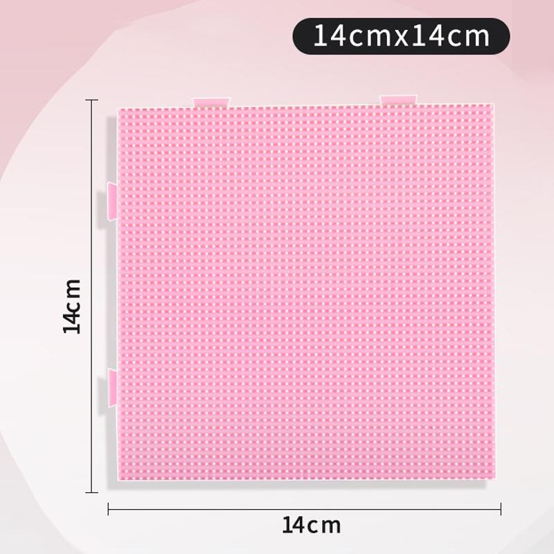 52*52 Dot Perler Hama Beads Reusable Handmade Crafts Decor Diy Make Puzzle Bean Board Three-Dimensional Blocks Tool pink
52*52 Dot Perler Hama Beads Reusable Handmade Crafts Decor Diy Make Puzzle Bean Board Three-Dimensional Blocks Tool pink