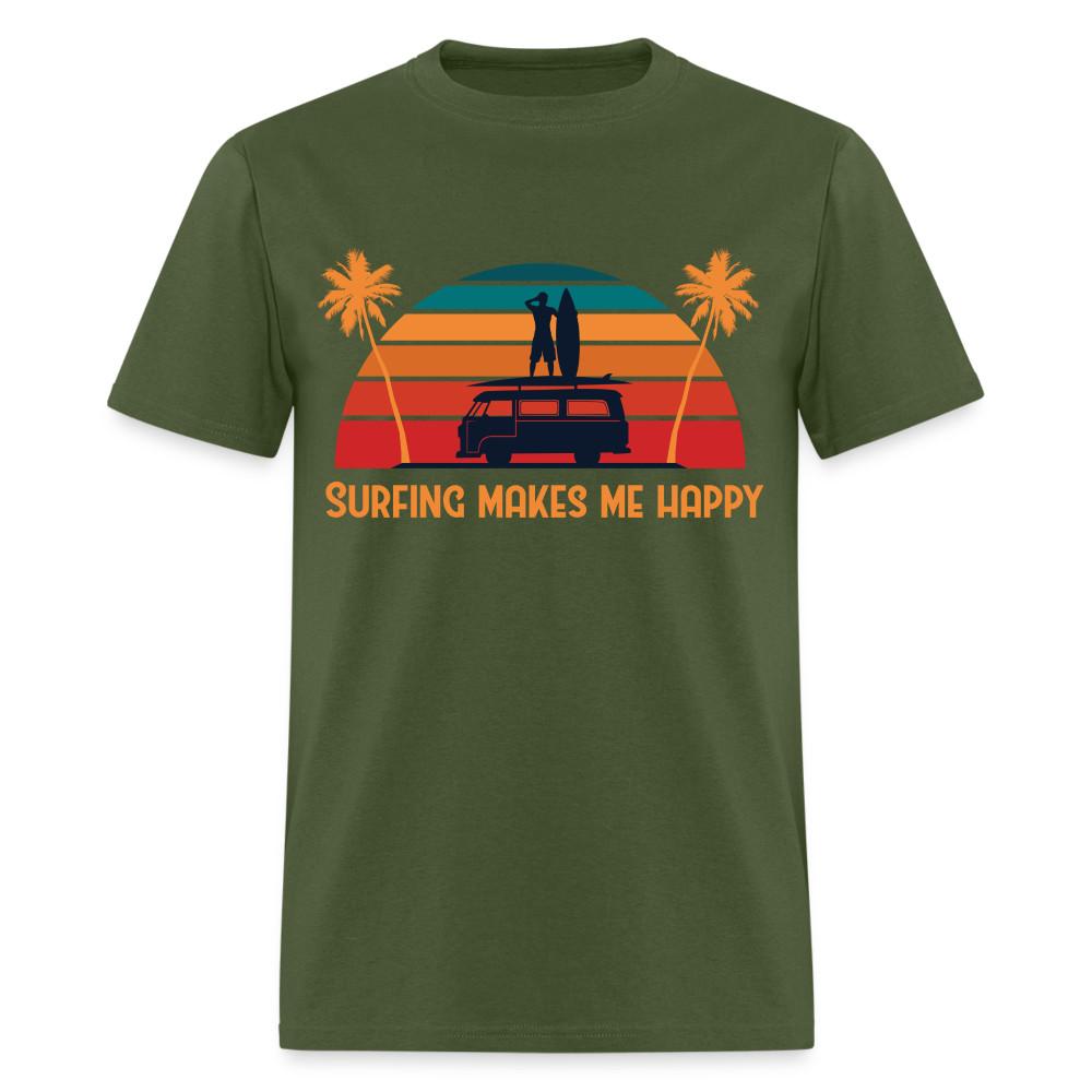 Surfing Makes Me Happy shirt Sunset Ocean Beach Surfing is life T-Shirt S-6XL 3XL
Surfing Makes Me Happy shirt Sunset Ocean Beach Surfing is life T-Shirt S-6XL 3XL