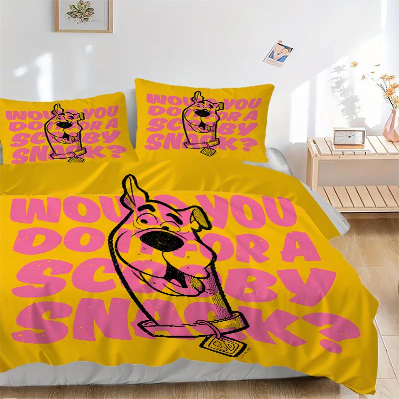 Scooby Snack Friendship Bedding Set Comforter Cover Gift for Bedroom,Includes 1 Cover and 2 Pillowcases, No InsertB562 135x200cm
Scooby Snack Friendship Bedding Set Comforter Cover Gift for Bedroom,Includes 1 Cover and 2 Pillowcases, No InsertB562 135x200cm