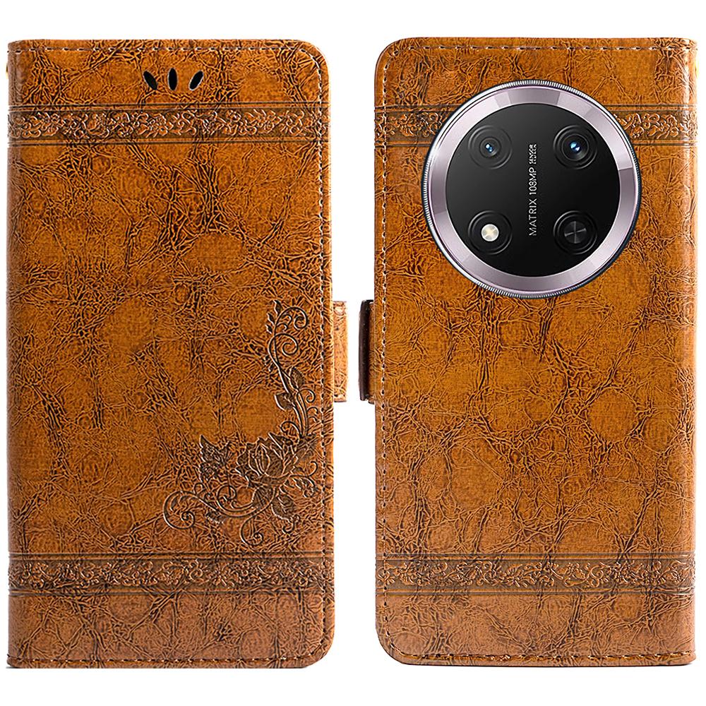 For Honor Magic7 Lite 5G/X9c 5G/X60 Pro 5G Leather Case Flower Imprint Wallet Phone Cover with Side Buckle Brown
For Honor Magic7 Lite 5G/X9c 5G/X60 Pro 5G Leather Case Flower Imprint Wallet Phone Cover with Side Buckle Brown