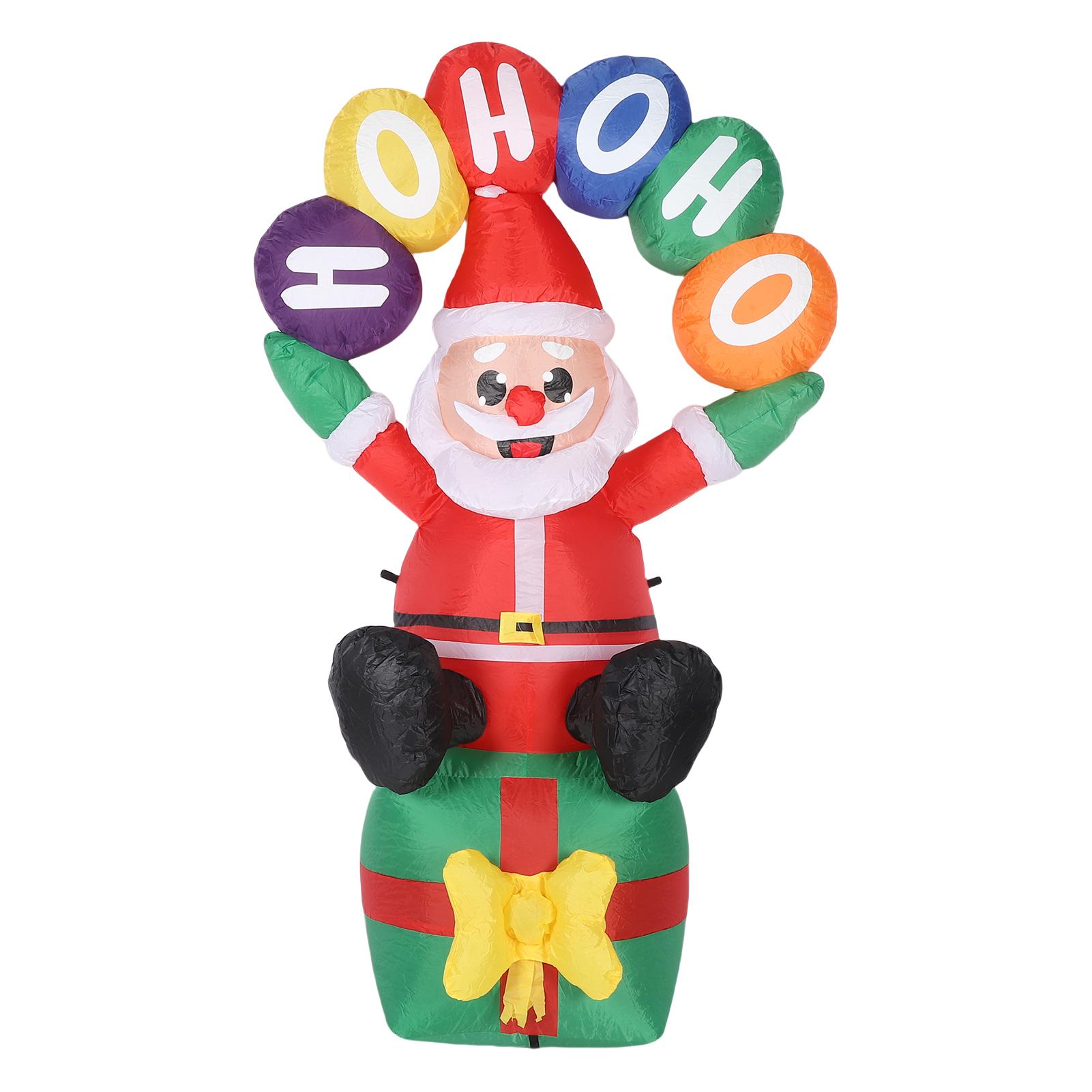 Inflatable Father Xmas 5.9ft Water Proof Polyester LED Blow Up Father Xmas Holding Sign for Outdoor Yard Decoration
Inflatable Father Xmas 5.9ft Water Proof Polyester LED Blow Up Father Xmas Holding Sign for Outdoor Yard Decoration