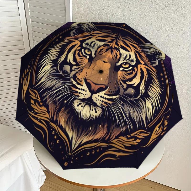 1pc Tiger Face Automatic Folding Umbrella - Compact 8-Rib Design,Perfect Gift for Friends & Family yy250926093
1pc Tiger Face Automatic Folding Umbrella - Compact 8-Rib Design,Perfect Gift for Friends & Family yy250926093
