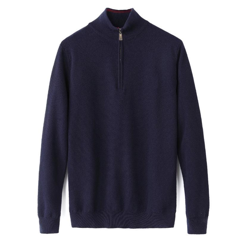 Autumn/Winter Men s Half-Zip High Neck Polo Sweater - Casual Long Sleeve Knitwear XXL королівський синій колір
Autumn/Winter Men s Half-Zip High Neck Polo Sweater - Casual Long Sleeve Knitwear XXL королівський синій колір