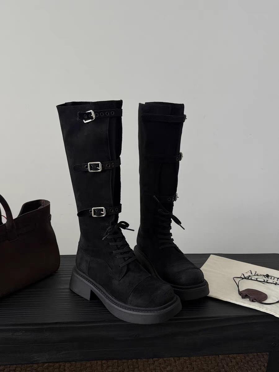 2025 autumn new matte leather boots women s loose belt buckle knight boots western boots two wear medium boots 40 чёрный
2025 autumn new matte leather boots women s loose belt buckle knight boots western boots two wear medium boots 40 чёрный