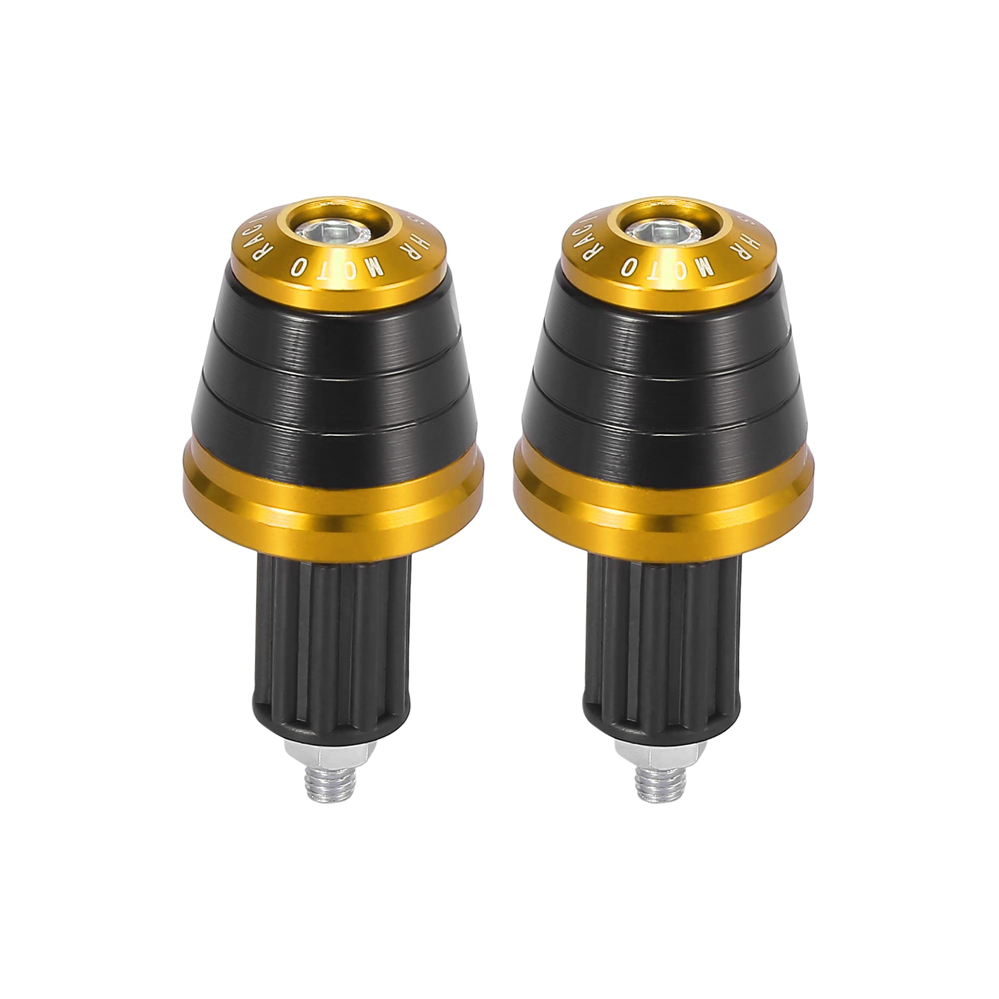 Motoforti Handlebar End Cap Plug Bar End Non-Slip Motorcycle Universal Hand Grip 18mm Gold Tone 2pcs
Motoforti Handlebar End Cap Plug Bar End Non-Slip Motorcycle Universal Hand Grip 18mm Gold Tone 2pcs