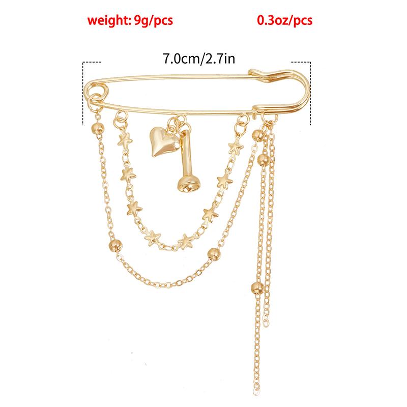 Women Pearl Chain Tassel Brooch Classic Decorative Pin Elegant Pant Waist Pendant for Coat Bag Fashion Accessory
Women Pearl Chain Tassel Brooch Classic Decorative Pin Elegant Pant Waist Pendant for Coat Bag Fashion Accessory