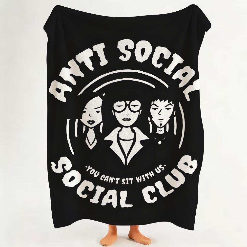 Brand A ANTI S SOCIAL S SOCIAL C CLUB Throw hot Flannel Throw Blanket Suitable for Sofa Living Room Bedroom soft 75cmx90cm
Brand A ANTI S SOCIAL S SOCIAL C CLUB Throw hot Flannel Throw Blanket Suitable for Sofa Living Room Bedroom soft 75cmx90cm