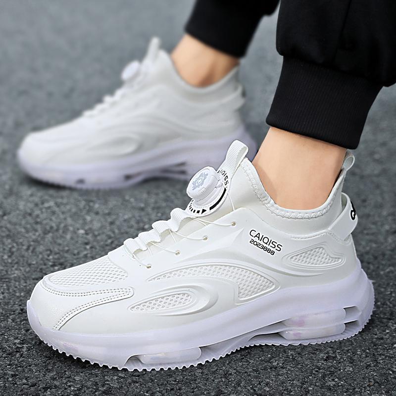 Rotating button men s shoes autumn and winter breathable junior high school students popcorn bottom running shock absorption leisure mesh sports 45
Rotating button men s shoes autumn and winter breathable junior high school students popcorn bottom running shock absorption leisure mesh sports 45