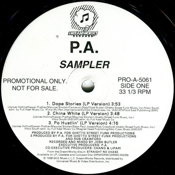 12inch Record PARENTAL ADVISORY - Dope Stories / China White / Po Hus PROA5061 DreamWorks Reco 1998 US Rap & Hip-Hop/R&B Used
12inch Record PARENTAL ADVISORY - Dope Stories / China White / Po Hus PROA5061 DreamWorks Reco 1998 US Rap & Hip-Hop/R&B Used