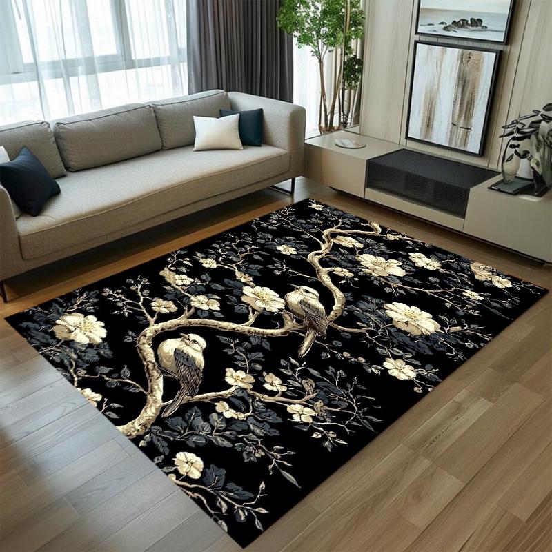 Minimalist Plum Blossom Rug Grey Base Non-slip Washable Elegant Floor Mat for Living Room Bedroom Decor 40X60cm
Minimalist Plum Blossom Rug Grey Base Non-slip Washable Elegant Floor Mat for Living Room Bedroom Decor 40X60cm