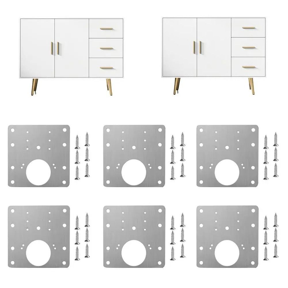 10pcs Fixing Hinge Repair Plate Stainless Steel Repair Mount Tool Household Furniture Hinge Kitchen 10pcs(with screws) срібний
10pcs Fixing Hinge Repair Plate Stainless Steel Repair Mount Tool Household Furniture Hinge Kitchen 10pcs(with screws) срібний