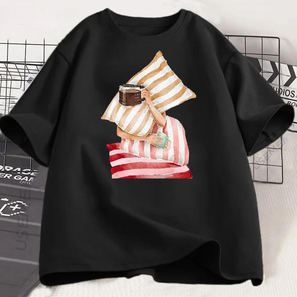 Lazy Day T Shirt Do Not Disturb Coffee Dog Print Tee Short Sleeve Casual Black for WOMEN Exclusive To Summer Diverse Styles S
Lazy Day T Shirt Do Not Disturb Coffee Dog Print Tee Short Sleeve Casual Black for WOMEN Exclusive To Summer Diverse Styles S