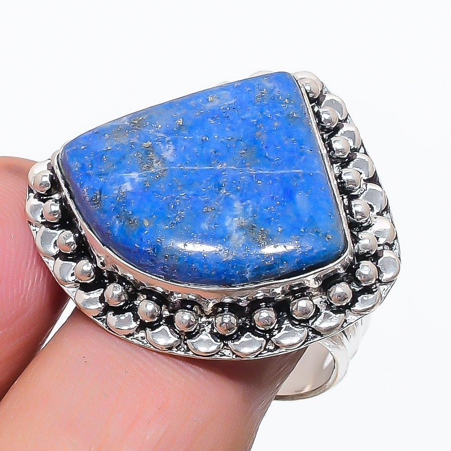 Natural Lapis Lazuli Gemstone 925 Sterling Silver Jewelry Ring Size 9.5 N5y15
Natural Lapis Lazuli Gemstone 925 Sterling Silver Jewelry Ring Size 9.5 N5y15