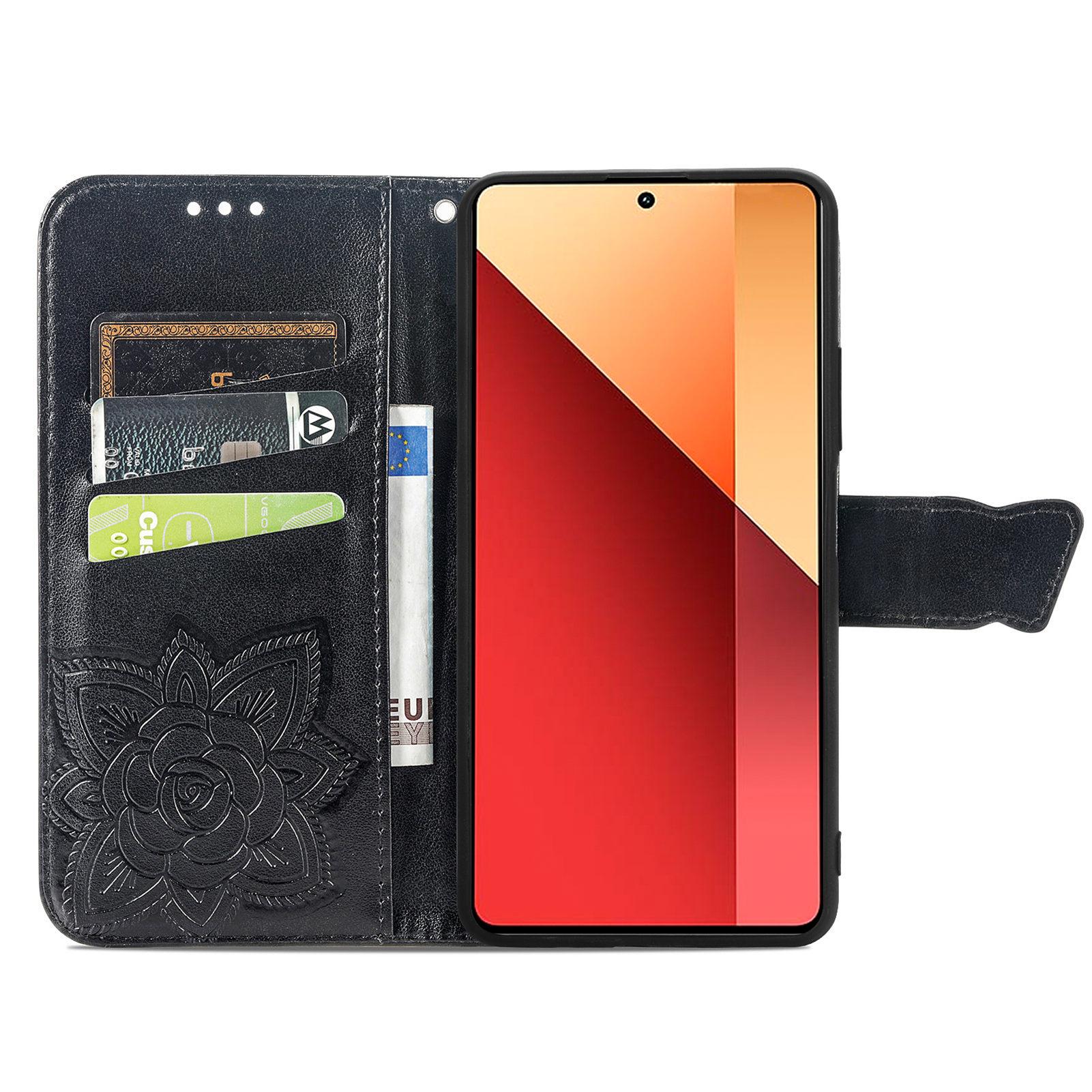 For Xiaomi Redmi Note 13 Pro 4G/Poco M6 Pro 4G Phone Case Butterfly Imprinted Cover with Card Holder Blue
For Xiaomi Redmi Note 13 Pro 4G/Poco M6 Pro 4G Phone Case Butterfly Imprinted Cover with Card Holder Blue