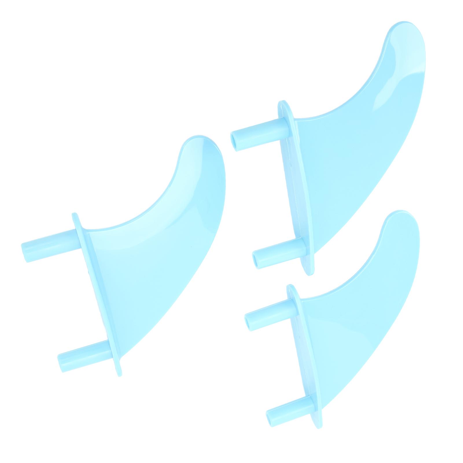 Surfboard Fins Soft Top Tri Fin Set PVC Plastic for Surfing Water Sports with Screws Blue
Surfboard Fins Soft Top Tri Fin Set PVC Plastic for Surfing Water Sports with Screws Blue