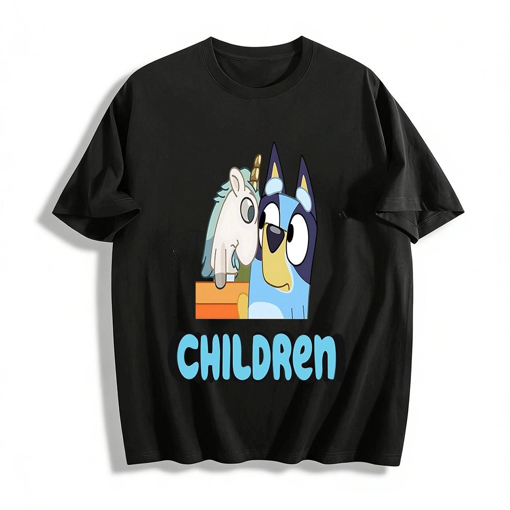 Bluey And Unicorn Graphic Tee Kids Cartoon Casual T-shirt Pure cotton T-shirt XXS
Bluey And Unicorn Graphic Tee Kids Cartoon Casual T-shirt Pure cotton T-shirt XXS