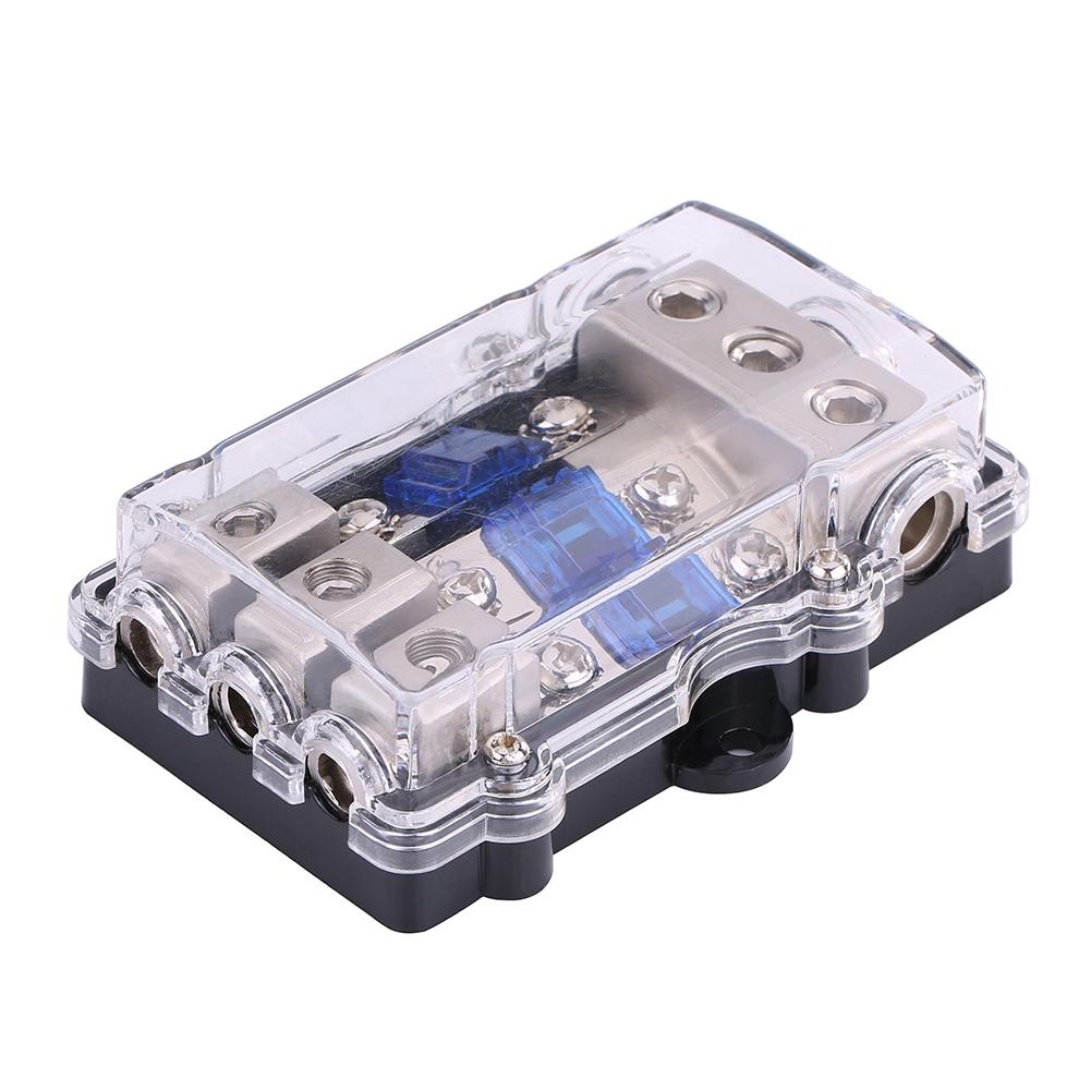 Universal 60A Car Auto Vehicle Stereo Audio Power Fuse Box Holder Block 1 In 3 Ways Out
Universal 60A Car Auto Vehicle Stereo Audio Power Fuse Box Holder Block 1 In 3 Ways Out