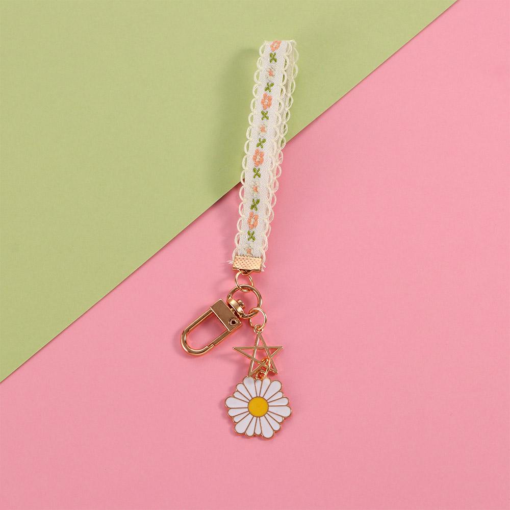 Door Key Ribbon Lace Bell Car Key Sunflower Keyring Bag Pendent Charms Small Daisy Flower Keychain F
Door Key Ribbon Lace Bell Car Key Sunflower Keyring Bag Pendent Charms Small Daisy Flower Keychain F