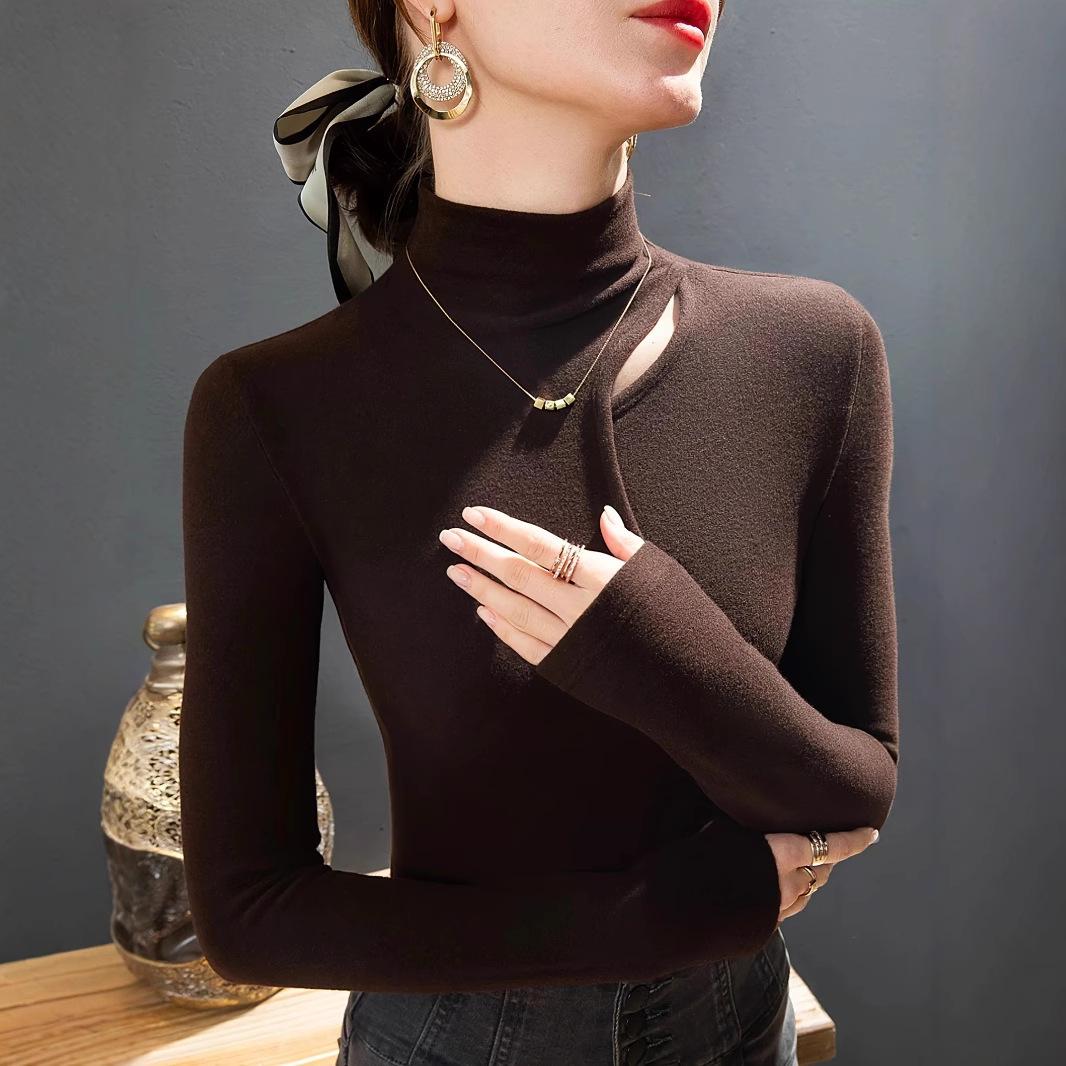 Women s European & American Style Autumn/Winter Long-Sleeve Semi-High Collar Casual T-shirt D577 XL
Women s European & American Style Autumn/Winter Long-Sleeve Semi-High Collar Casual T-shirt D577 XL