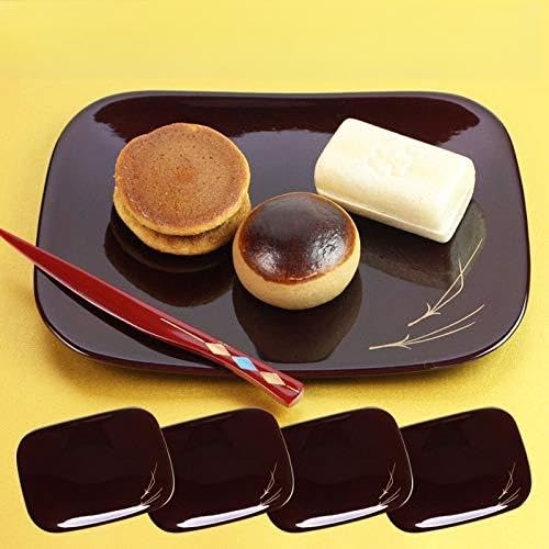 Lacquerware Kishu rectangular pine needle 5 made in Japanese sweets sweets small for wedding gift plate, lacquer, 5.3 dimensions, 16.1 cm, shape, set,
Lacquerware Kishu rectangular pine needle 5 made in Japanese sweets sweets small for wedding gift plate, lacquer, 5.3 dimensions, 16.1 cm, shape, set,