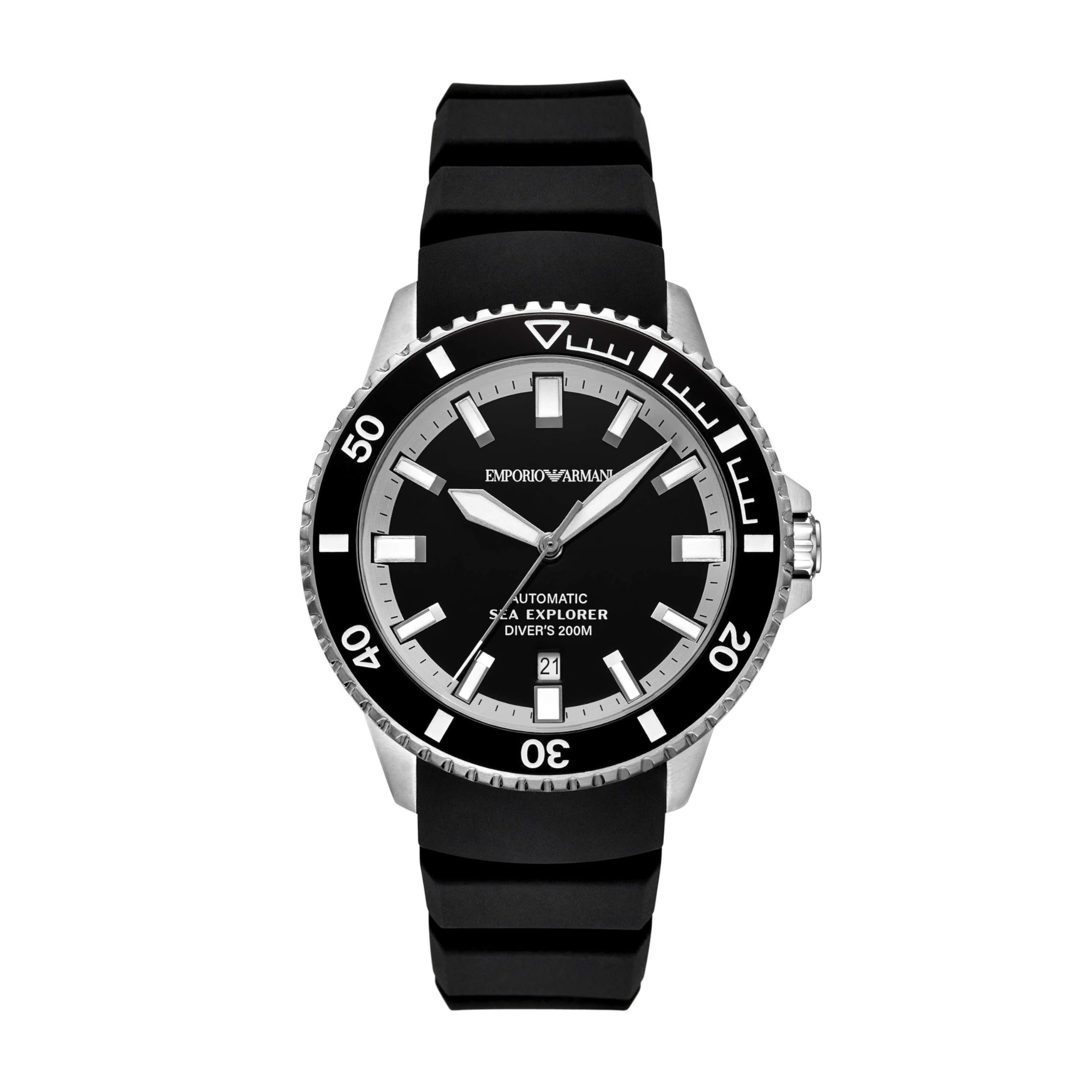 Emporio Armani Sea Explorer AR60086 Black Wristwatch Men s чорний
Emporio Armani Sea Explorer AR60086 Black Wristwatch Men s чорний
