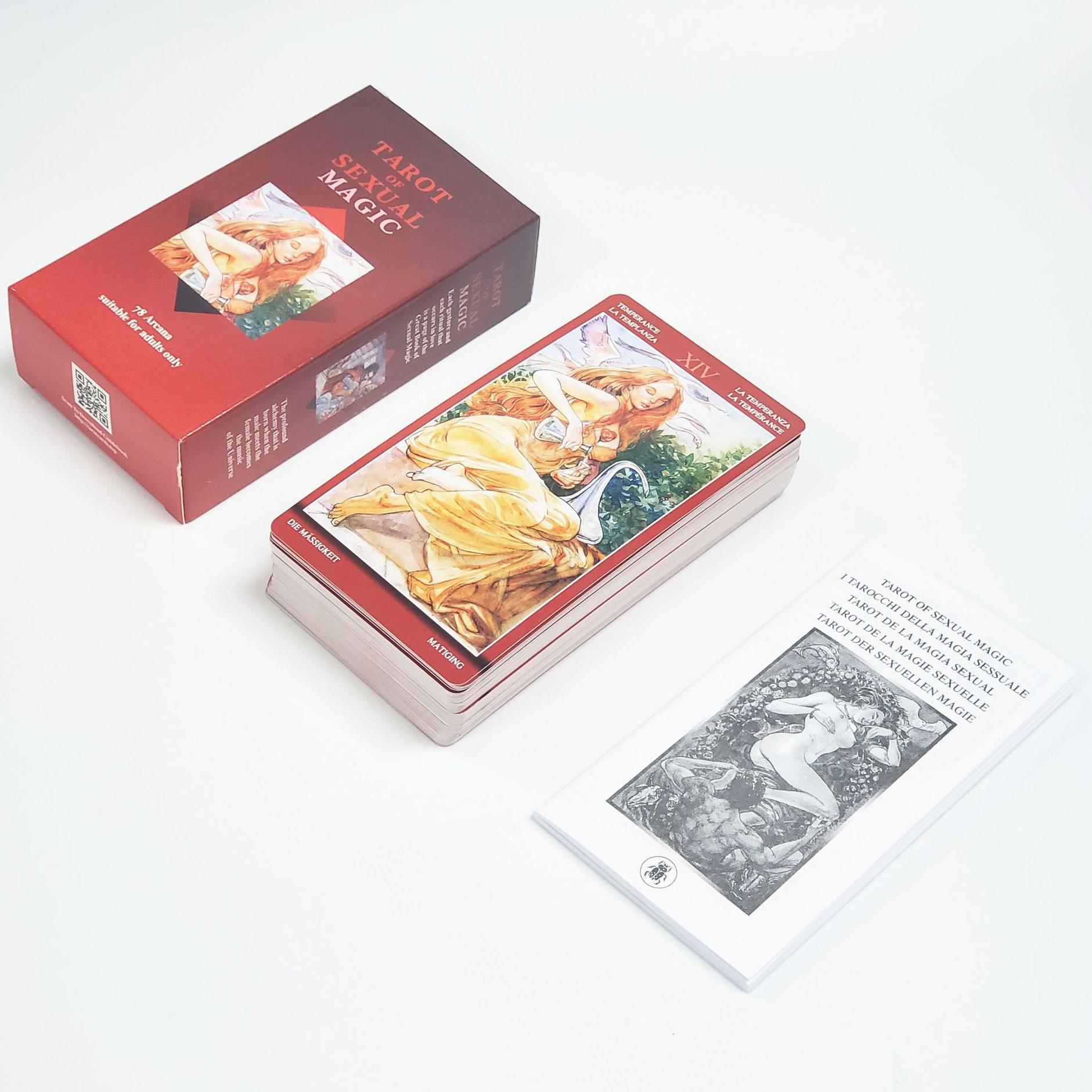 12X7 см Таро сексуальной магической колоды, карты, настольная игра для вечеринок, настольная игра с бумажным путеводителем
12X7 см Таро сексуальной магической колоды, карты, настольная игра для вечеринок, настольная игра с бумажным путеводителем