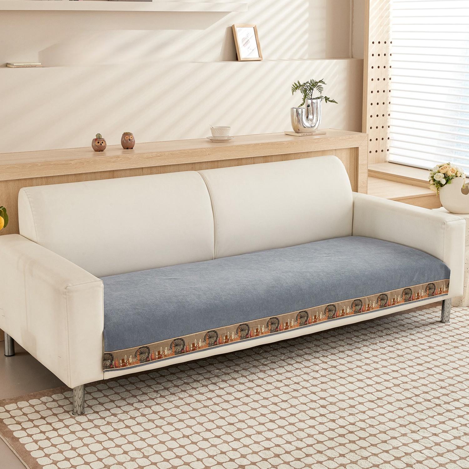 Чехол для дивана из синели с декором в виде ленты на колесо обозрения, чехол для подушки для дивана, полотенце для дивана на все времена, нескользящее одеяло для дивана 70X70
Чехол для дивана из синели с декором в виде ленты на колесо обозрения, чехол для подушки для дивана, полотенце для дивана на все времена, нескользящее одеяло для дивана 70X70