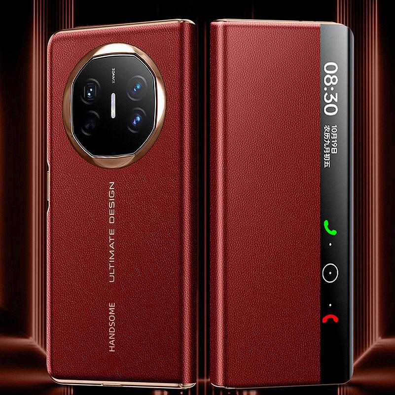 Официальный чехол-книжка из натуральной кожи с функцией Smart Wake & Sleep для Huawei Mate X6 MATE X6, чехол с защитой камеры Личи For Huawei Mate X6
Официальный чехол-книжка из натуральной кожи с функцией Smart Wake & Sleep для Huawei Mate X6 MATE X6, чехол с защитой камеры Личи For Huawei Mate X6