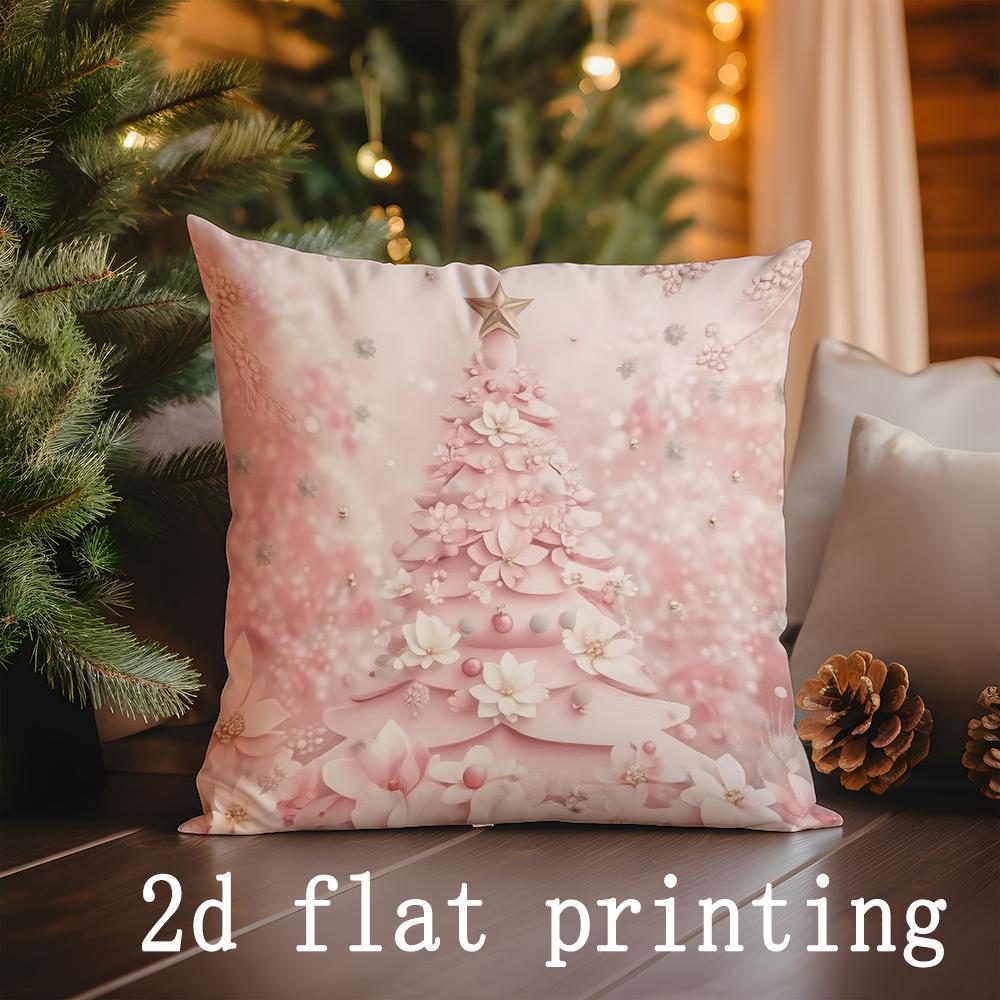 Home Decor Pink Christmas-themed Pillow Covers with Cute Prints Pattern Cushion Cover Suitable for Sofa Bedroom Car Pillow Cover 16x16Inch
Home Decor Pink Christmas-themed Pillow Covers with Cute Prints Pattern Cushion Cover Suitable for Sofa Bedroom Car Pillow Cover 16x16Inch