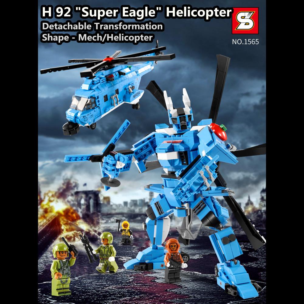 SZ-1565 Survival War Series H-29 Вертолет Деформируемая сборка-головоломка Строительные блоки из мелких частиц
SZ-1565 Survival War Series H-29 Вертолет Деформируемая сборка-головоломка Строительные блоки из мелких частиц