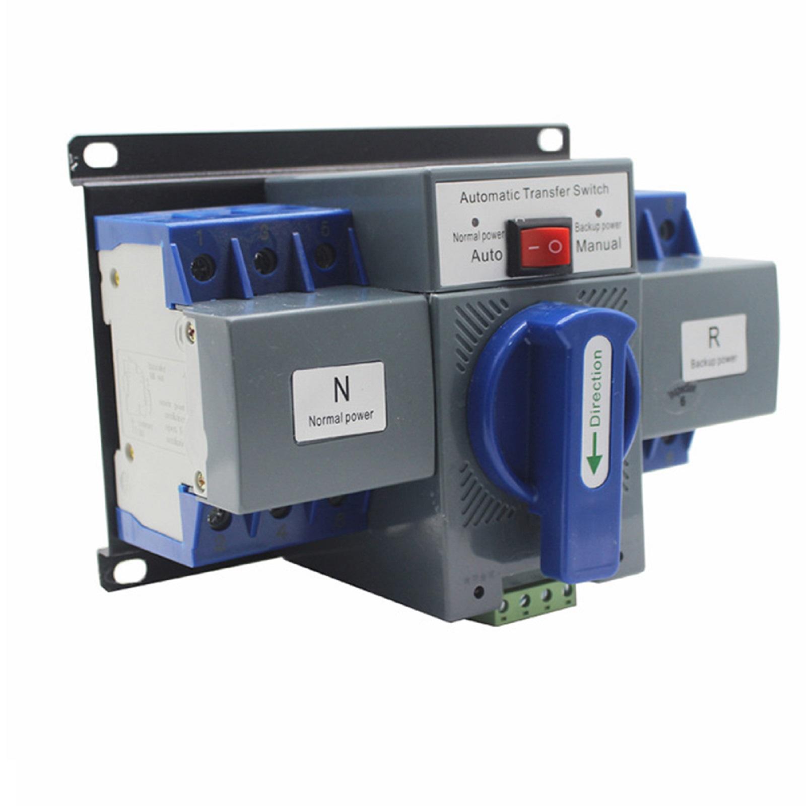 16A-63A Безобрывный переключатель 3P 50 Гц/60 Гц AC400V Самостоятельный литой 
16A-63A Безобрывный переключатель 3P 50 Гц/60 Гц AC400V Самостоятельный литой