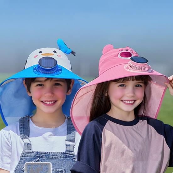 Kids Hat with Solar USB Powered Fan Cartoon Styling Shawl Design Adjustable Outdoor Hiking Cycling Fishing Cap
Kids Hat with Solar USB Powered Fan Cartoon Styling Shawl Design Adjustable Outdoor Hiking Cycling Fishing Cap