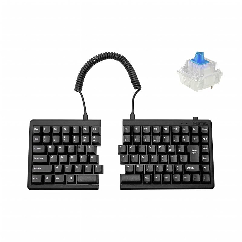 BAROCCO MiSTEL MD770 (Japanese layout/blue axis) Separate type keyboard wired USB 88 key black color PBT white double shot MX Cherry Equipped with
BAROCCO MiSTEL MD770 (Japanese layout/blue axis) Separate type keyboard wired USB 88 key black color PBT white double shot MX Cherry Equipped with
